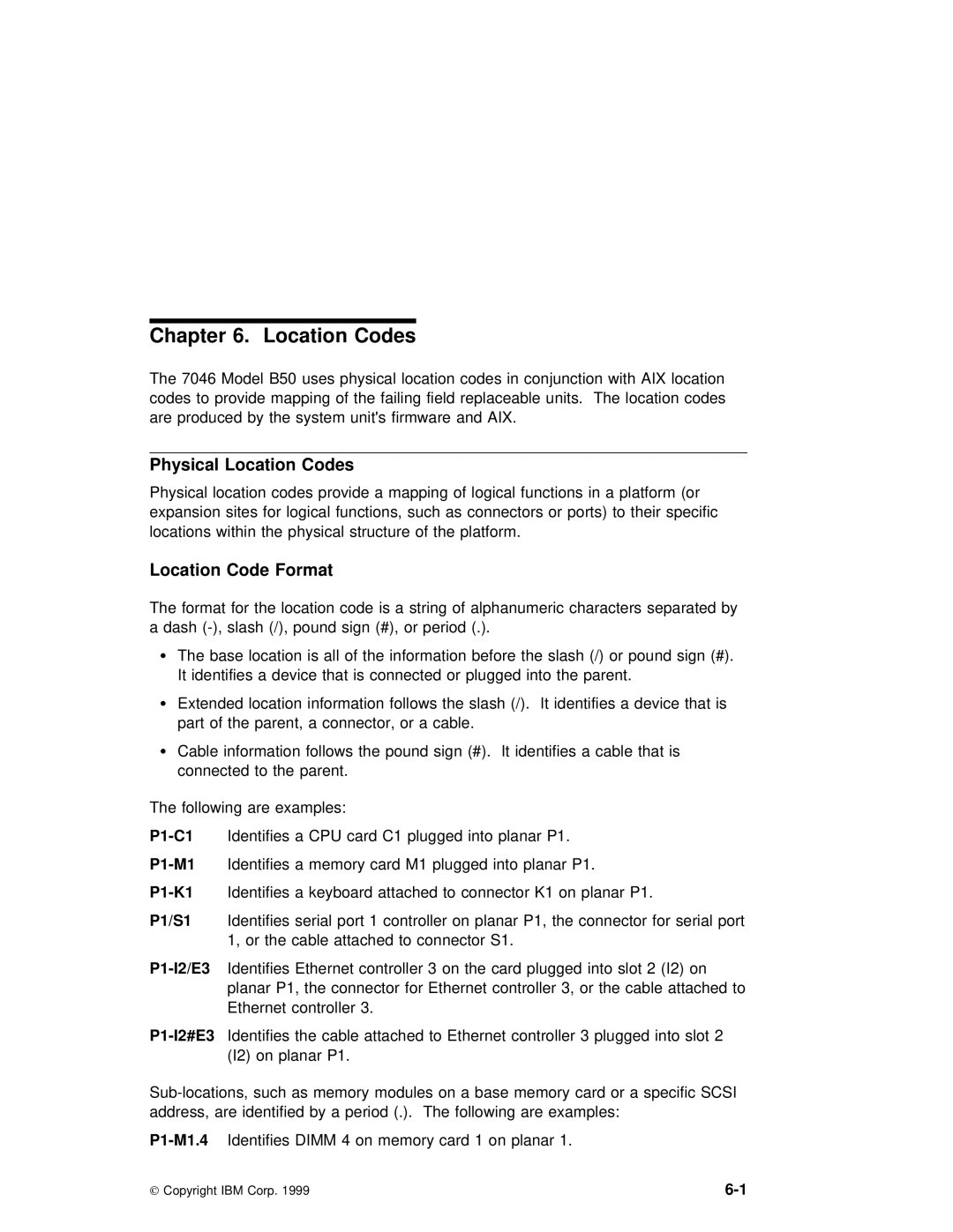 IBM B50 manual P1-C1, P1-M1, P1-K1, P1/S1, P1-I2/E3 