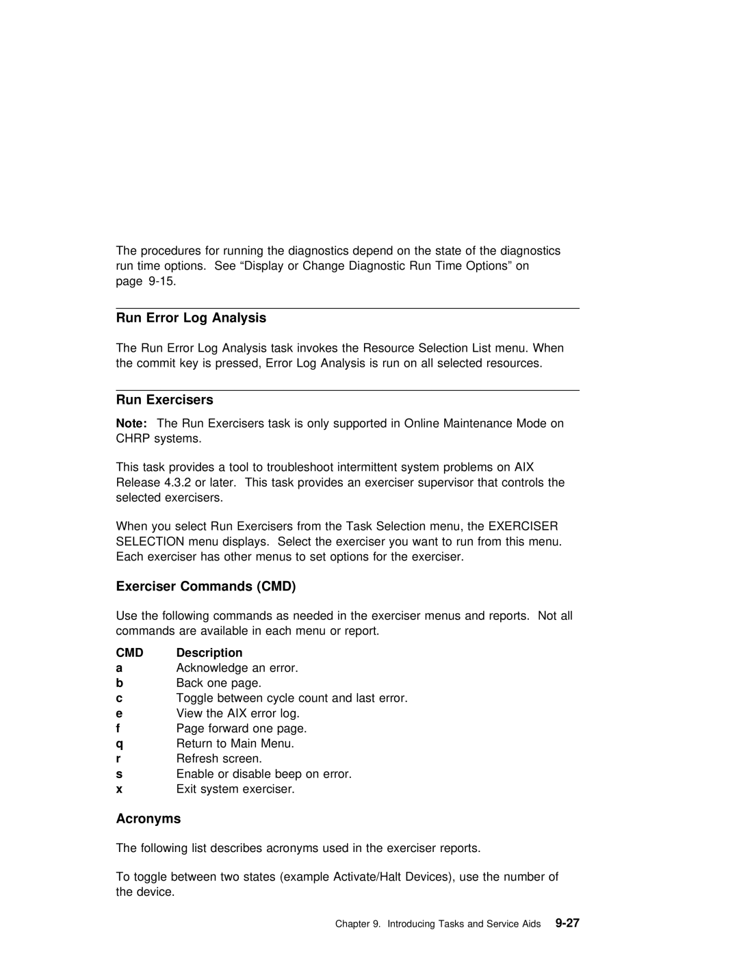 IBM B50 manual Analysis, Acronyms 