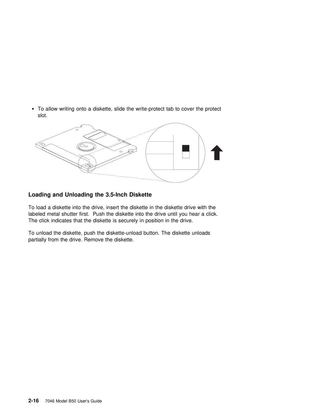 IBM B50 manual Inch Diskette 