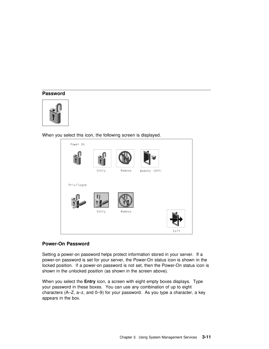 IBM B50 manual Power-On Password 