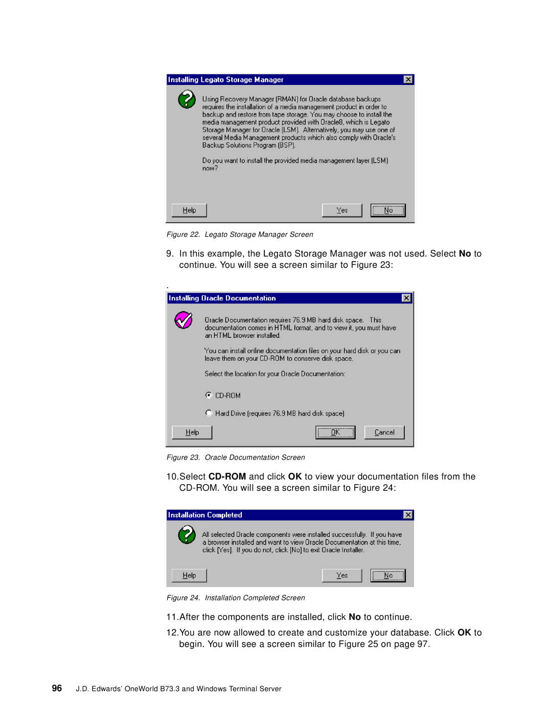 IBM B73.3 manual Legato Storage Manager Screen 