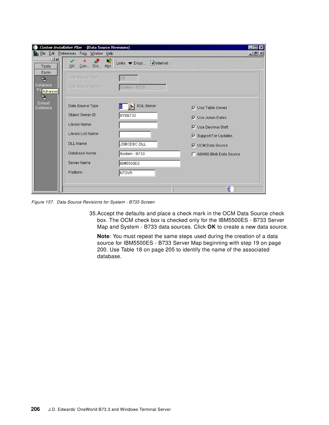 IBM manual 206 J.D. Edwards’ OneWorld B73.3 and Windows Terminal Server 