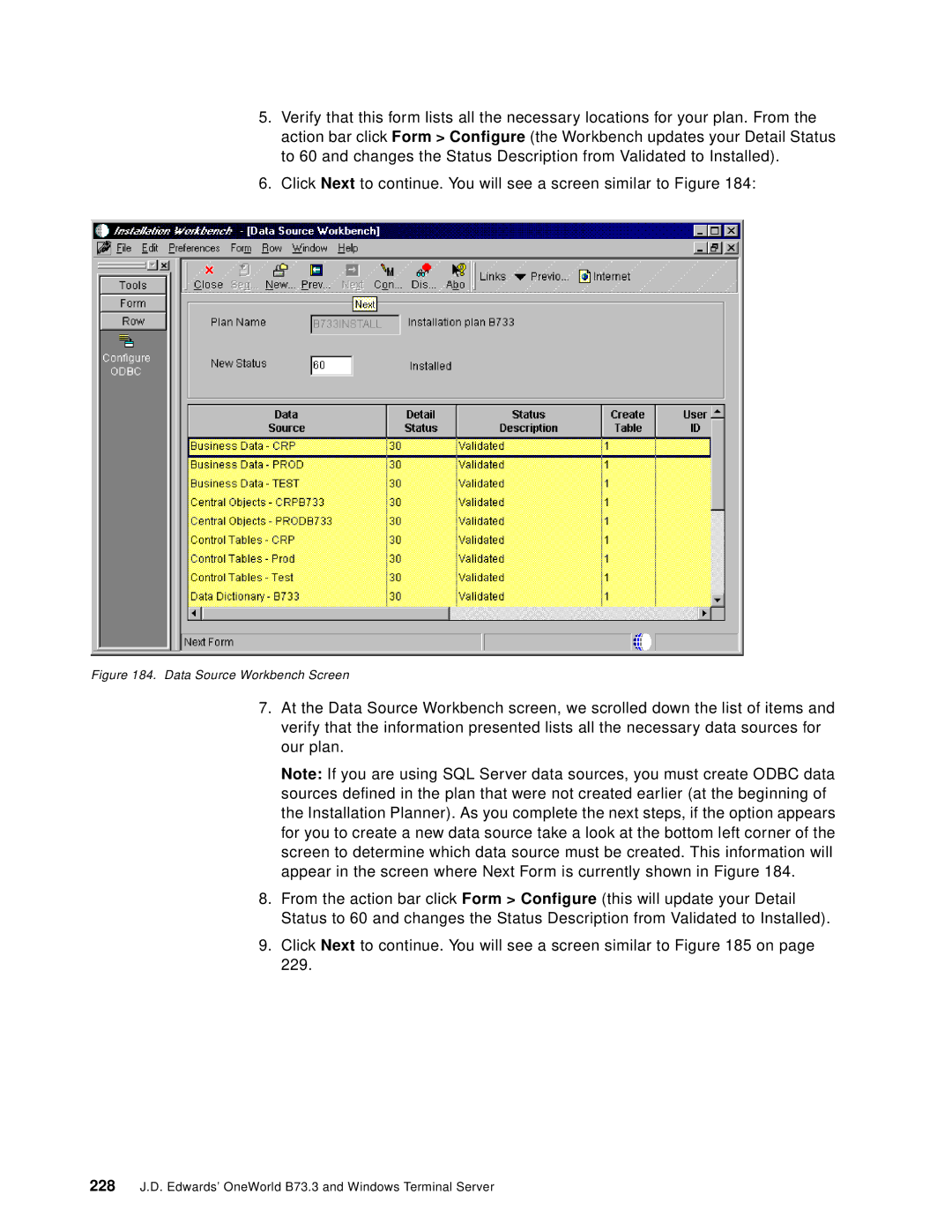 IBM manual 228 J.D. Edwards’ OneWorld B73.3 and Windows Terminal Server 