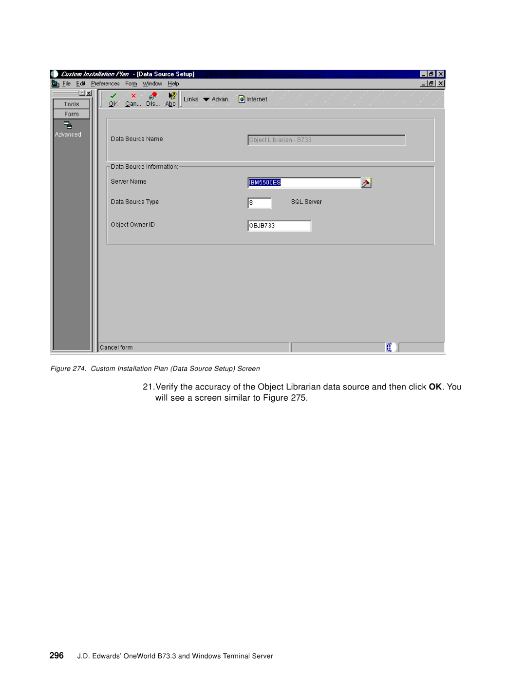 IBM manual 296 J.D. Edwards’ OneWorld B73.3 and Windows Terminal Server 