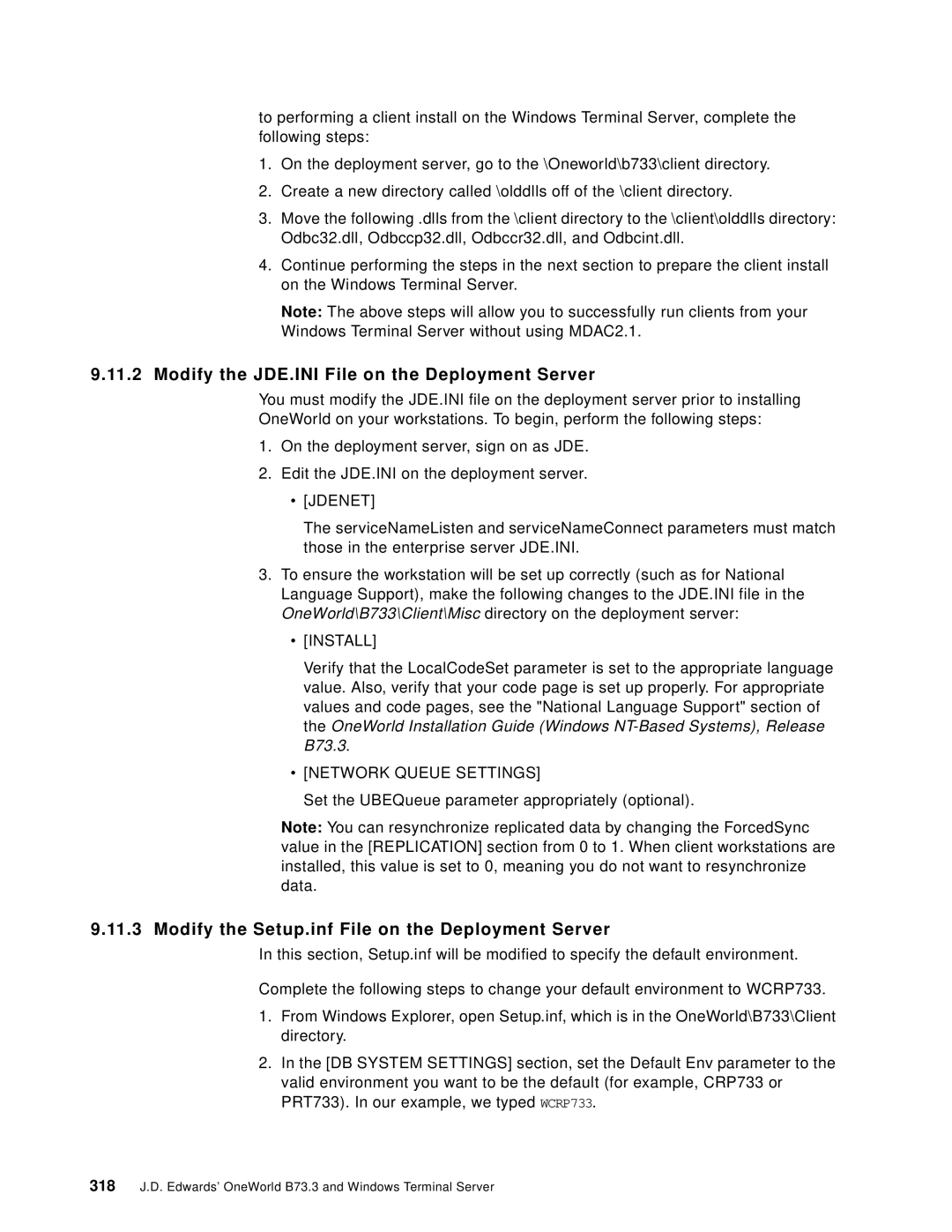 IBM B73.3 manual Set the UBEQueue parameter appropriately optional 