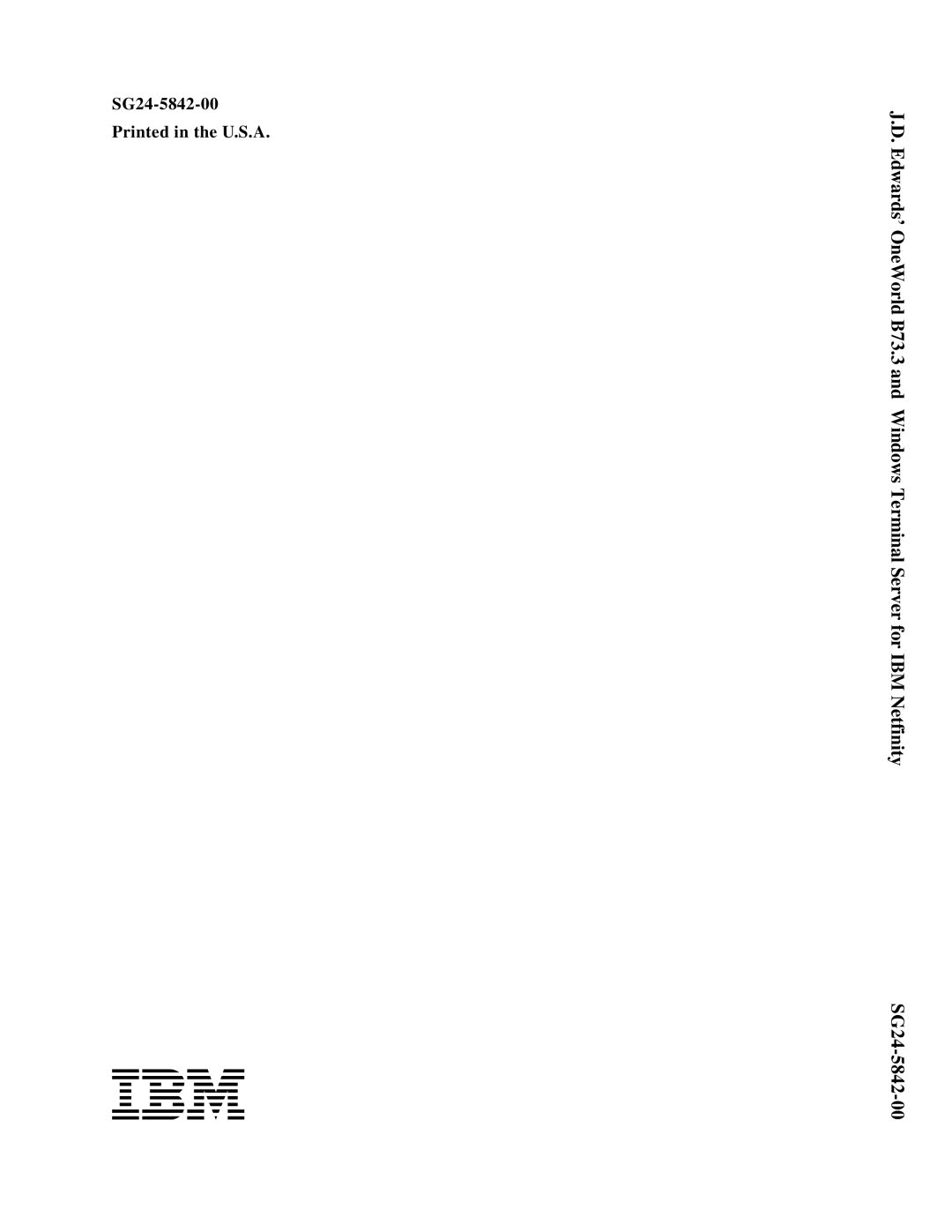 IBM B73.3 manual SG24-5842-00 