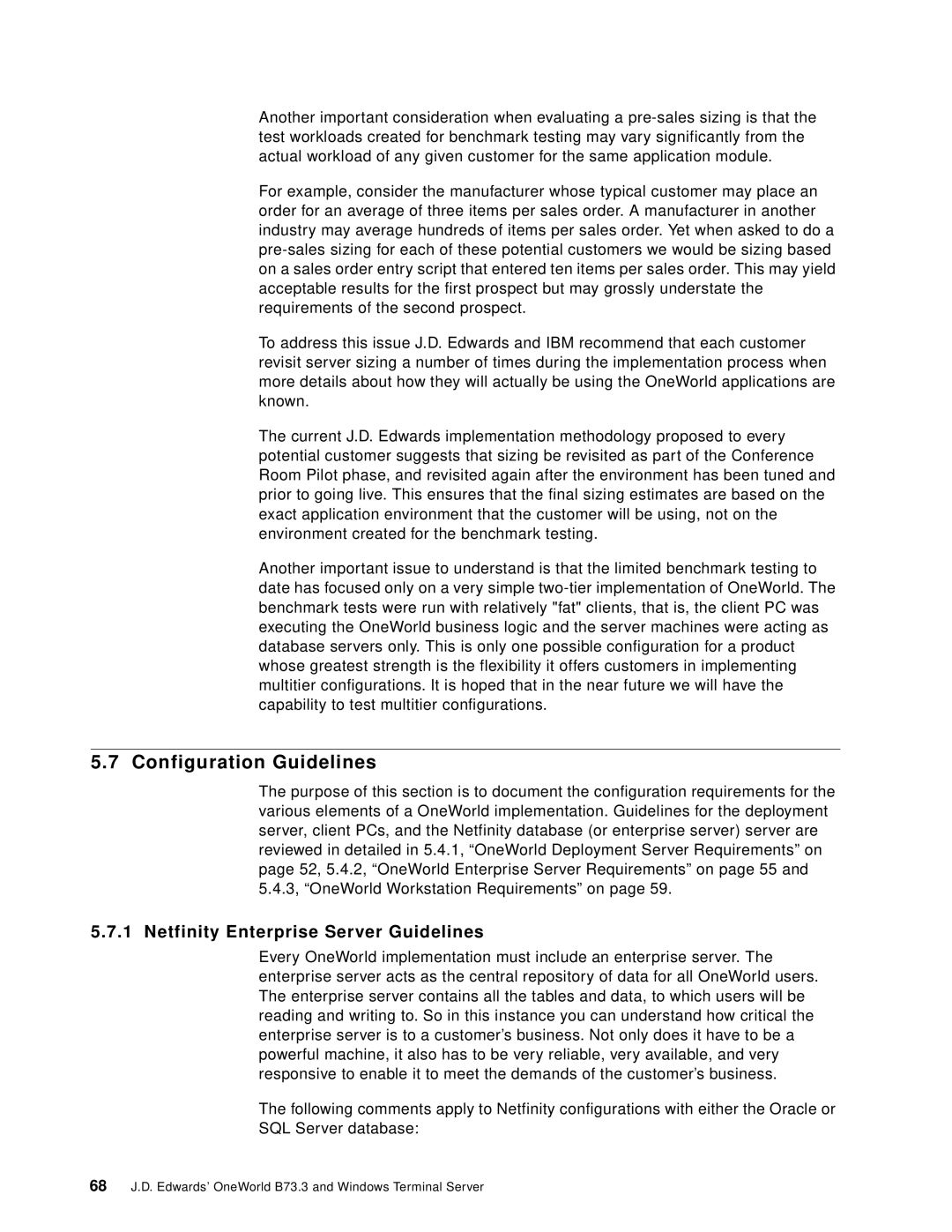 IBM B73.3 manual Configuration Guidelines, Netfinity Enterprise Server Guidelines 