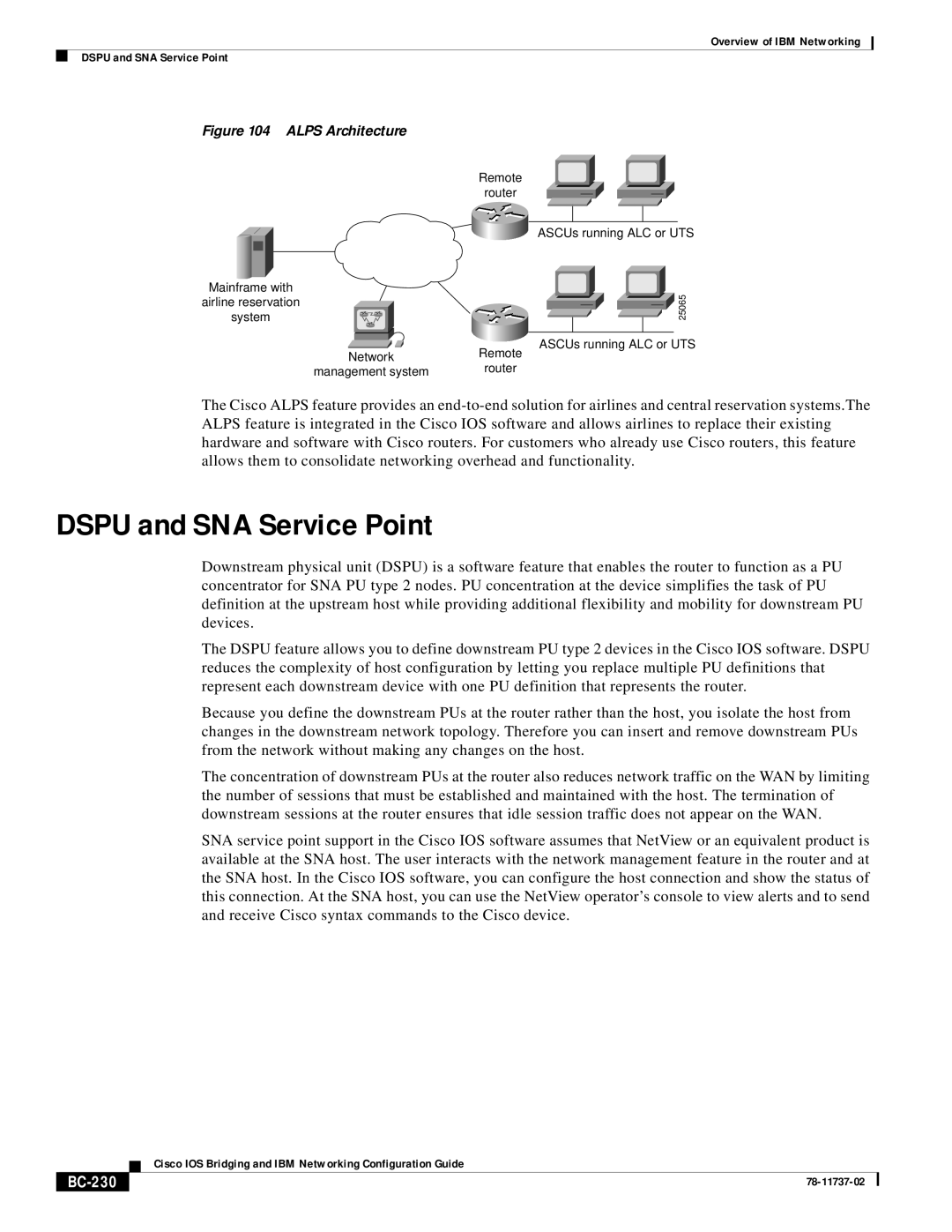 IBM BC-201 manual DSPU and SNA Service Point, BC-230 