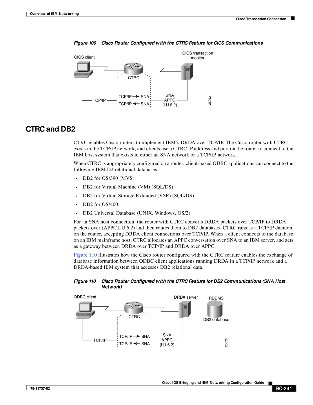 IBM BC-201 manual Ctrc and DB2, BC-241 