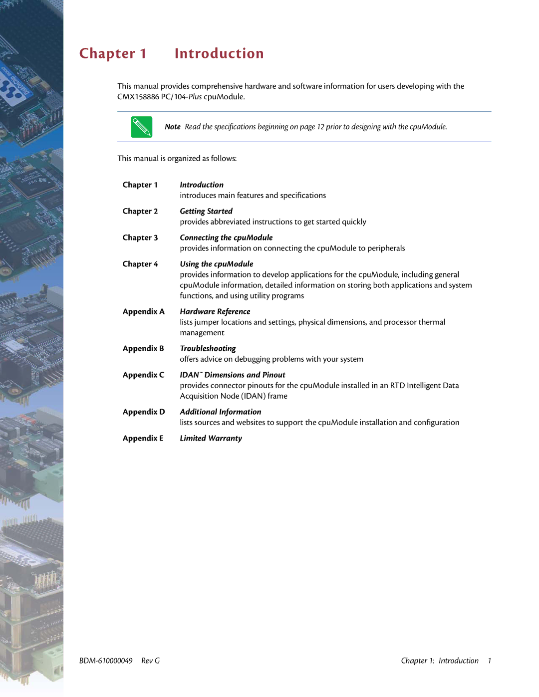 IBM BDM-610000049 user manual Chapter 