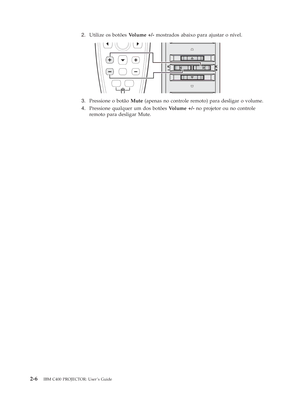 IBM manual 6IBM C400 Projector User’s Guide 