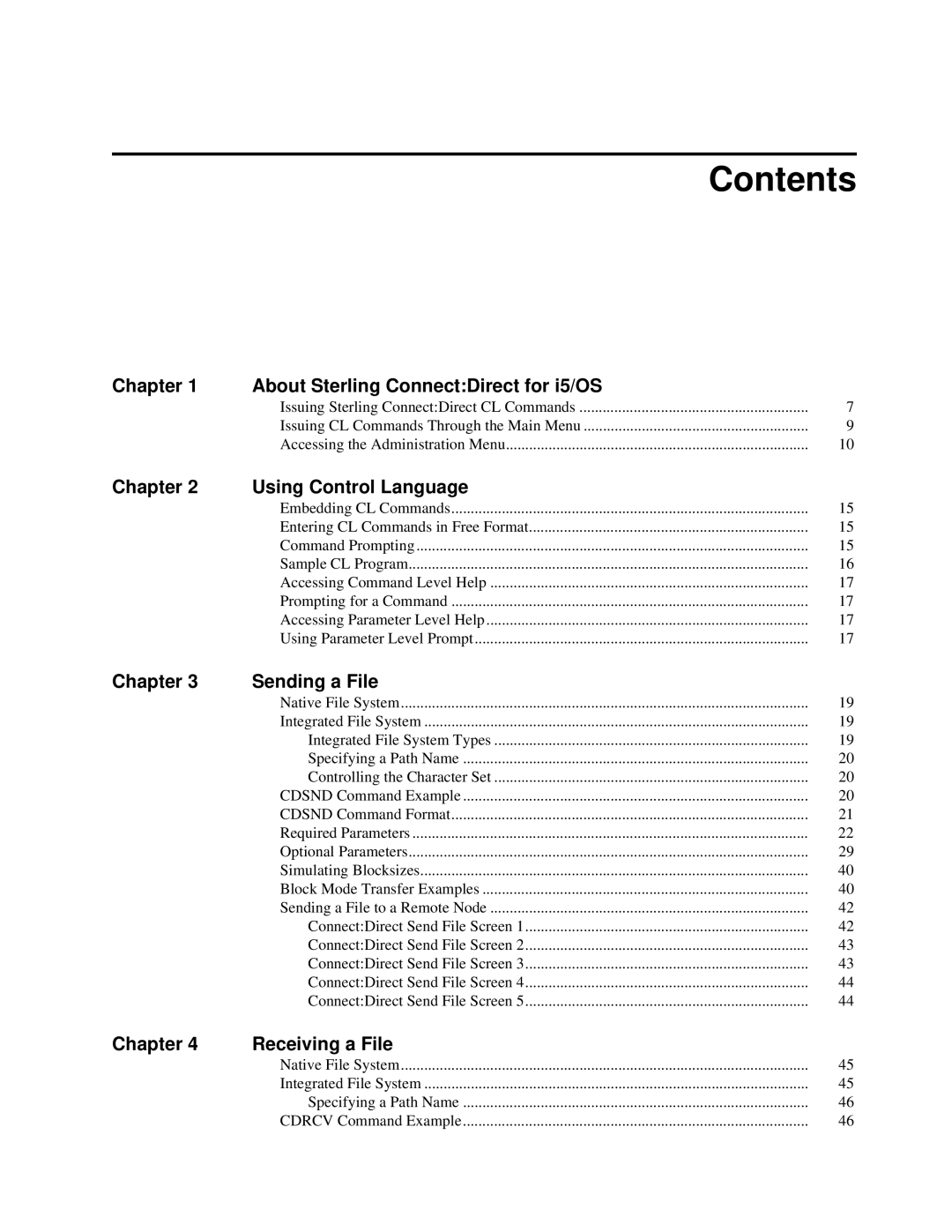 IBM CDI5UG1107 manual Contents 