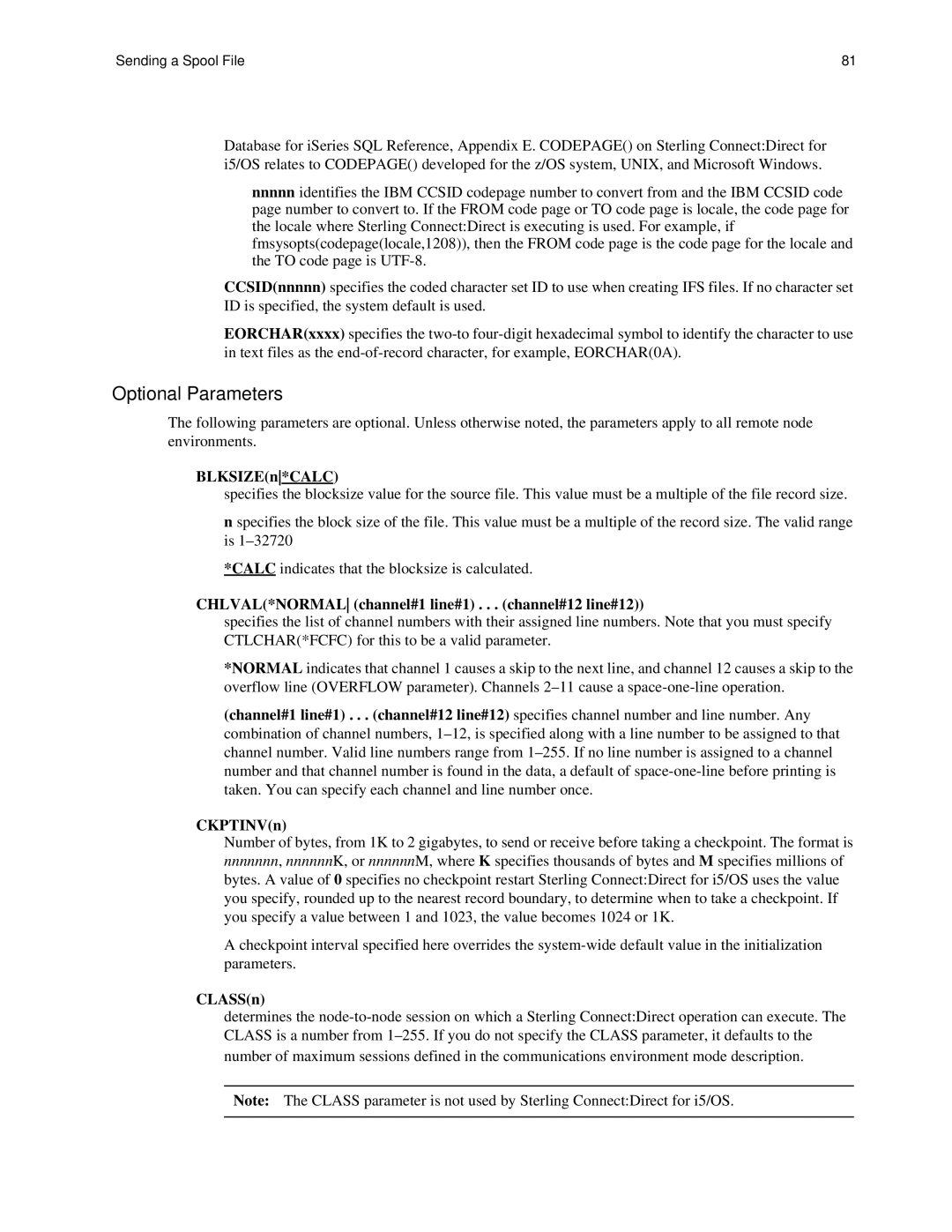 IBM CDI5UG1107 manual BLKSIZEn*CALC, CHLVAL*NORMAL channel#1 line#1 . . . channel#12 line#12 