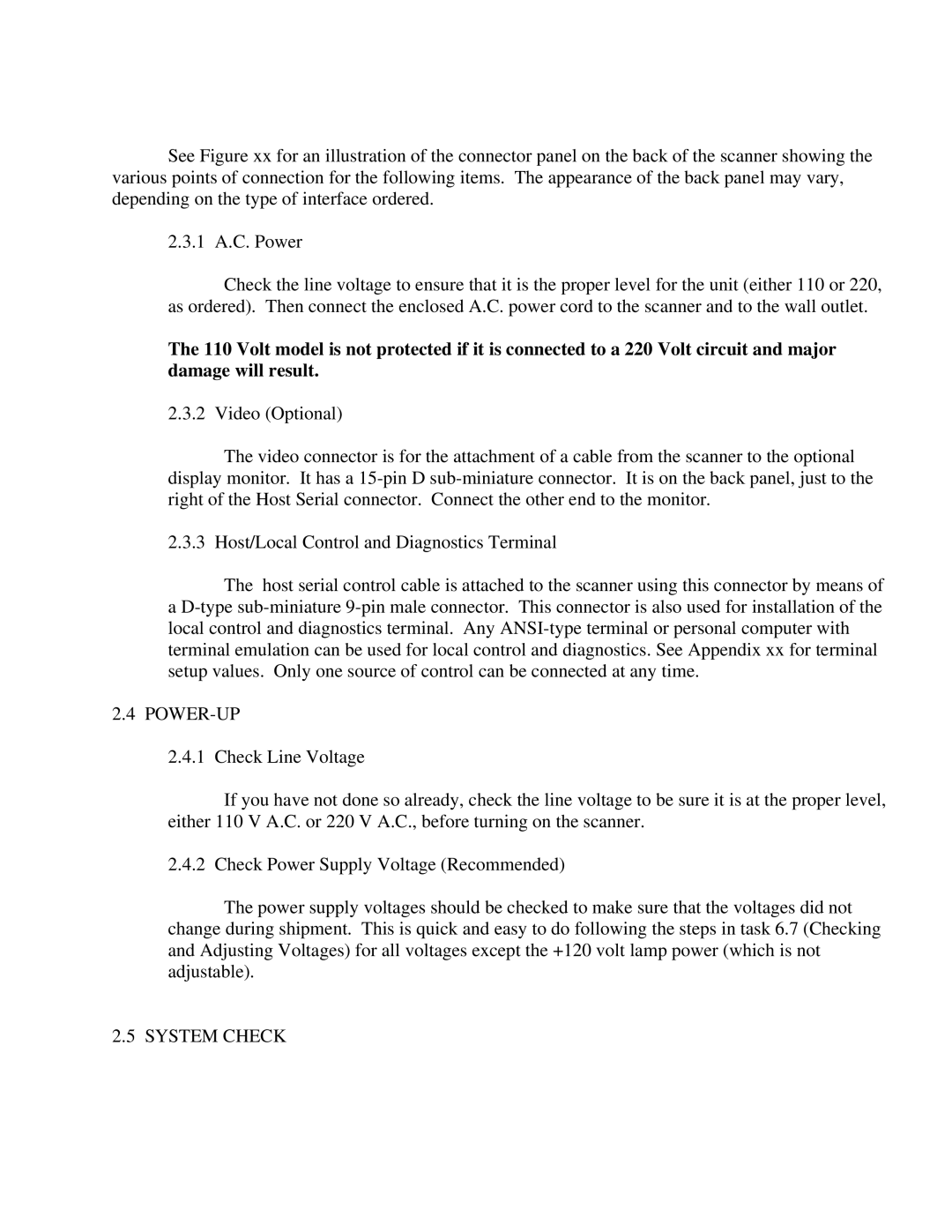 IBM CF Series manual Power-Up 