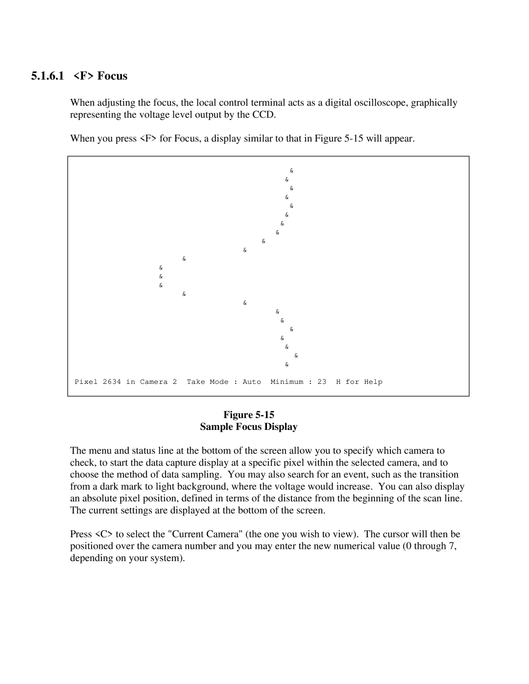 IBM CF Series manual Sample Focus Display 