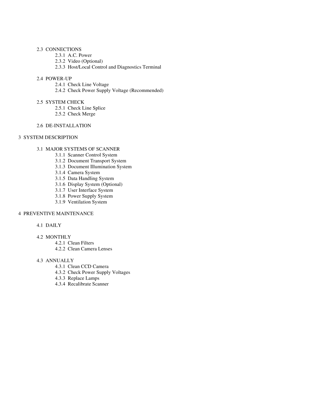 IBM CF Series manual Connections 