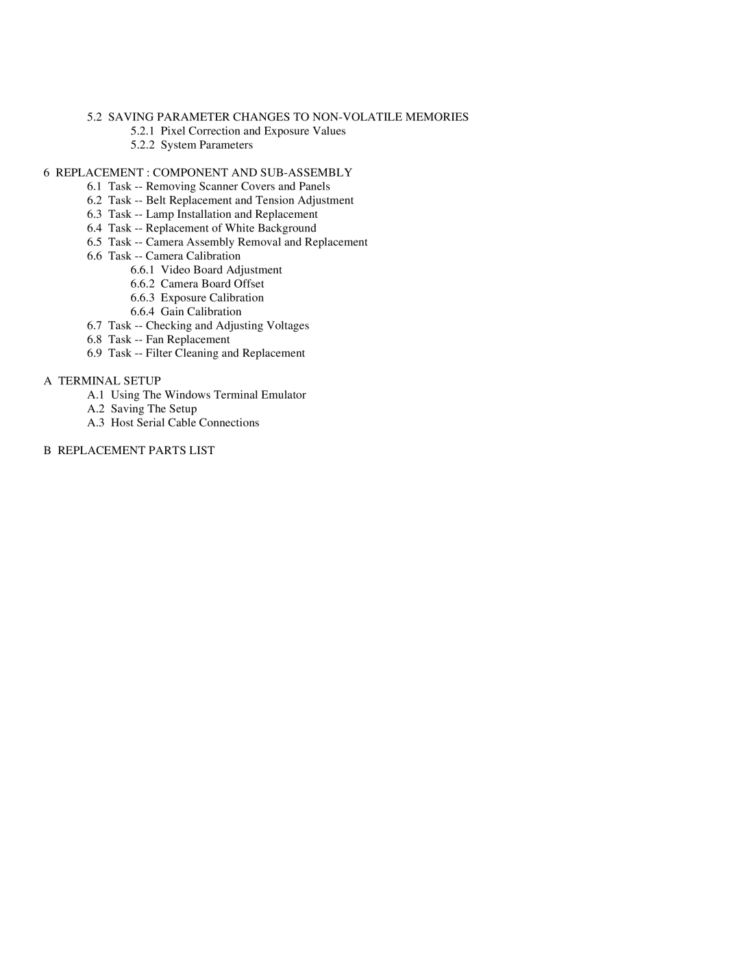 IBM CF Series manual Saving Parameter Changes to NON-VOLATILE Memories 