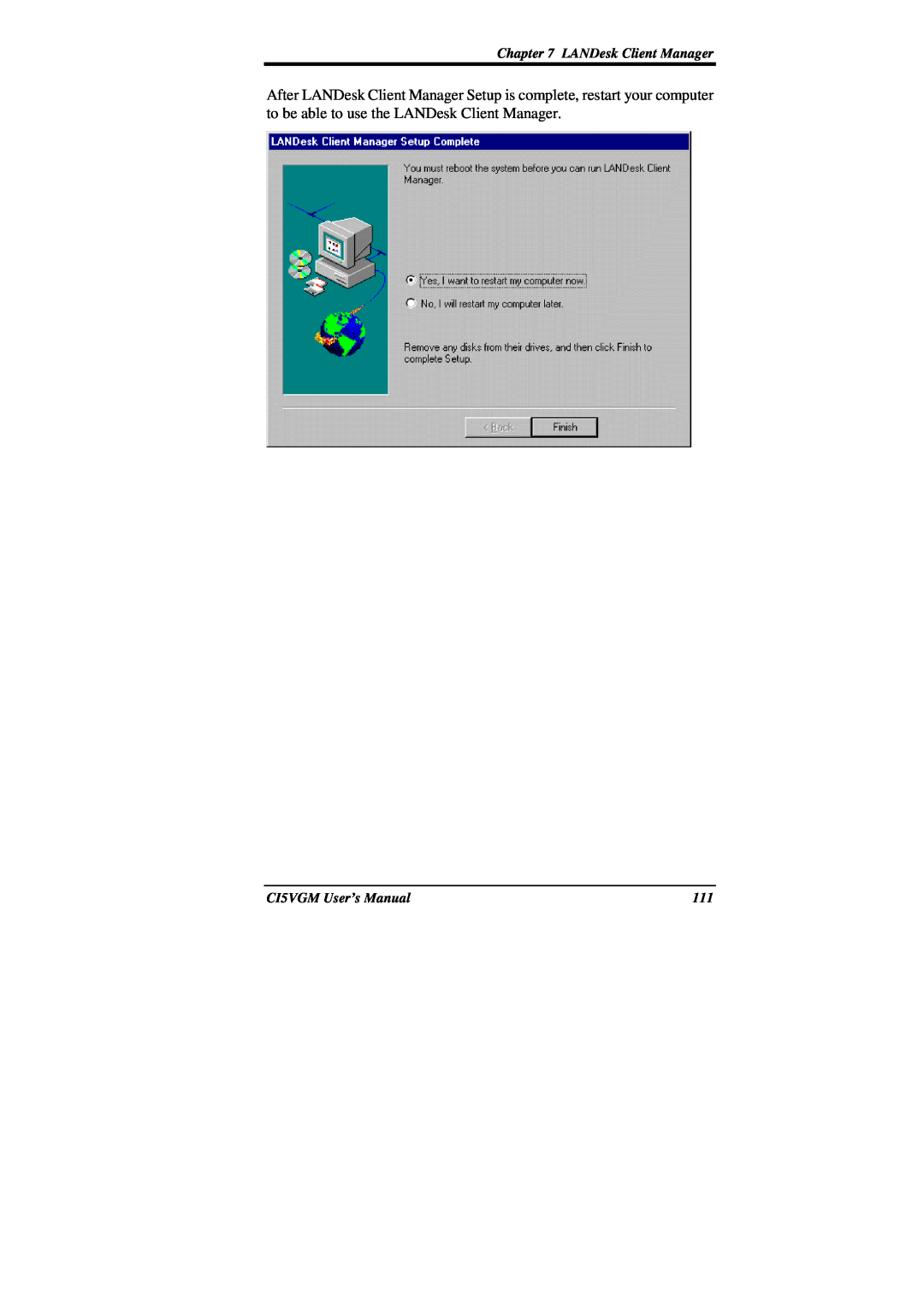 IBM CI5VGM Series user manual LANDesk Client Manager, CI5VGM User’s Manual 