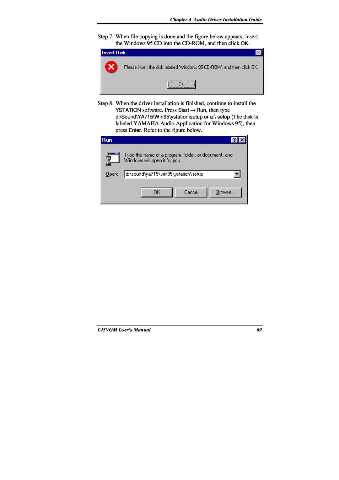 IBM CI5VGM Series user manual 
