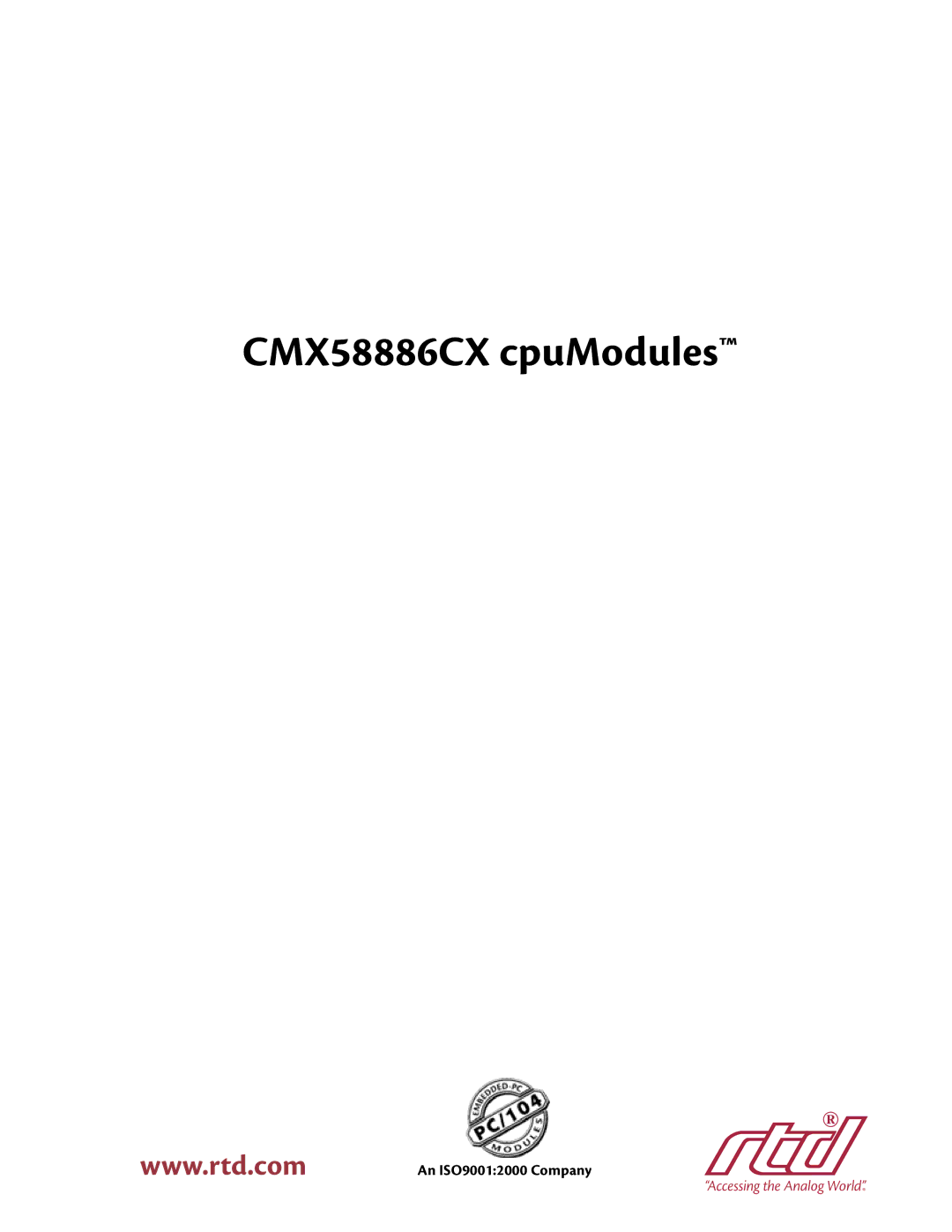 IBM user manual CMX58886CX cpuModules 