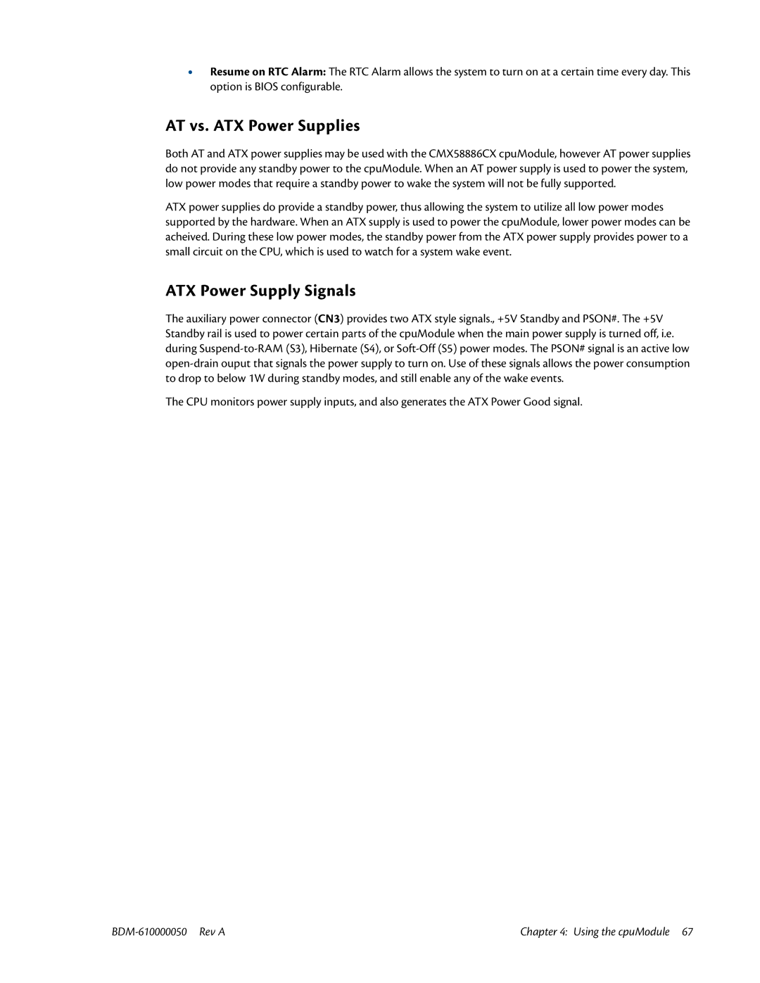 IBM CMX58886CX user manual AT vs. ATX Power Supplies, ATX Power Supply Signals 