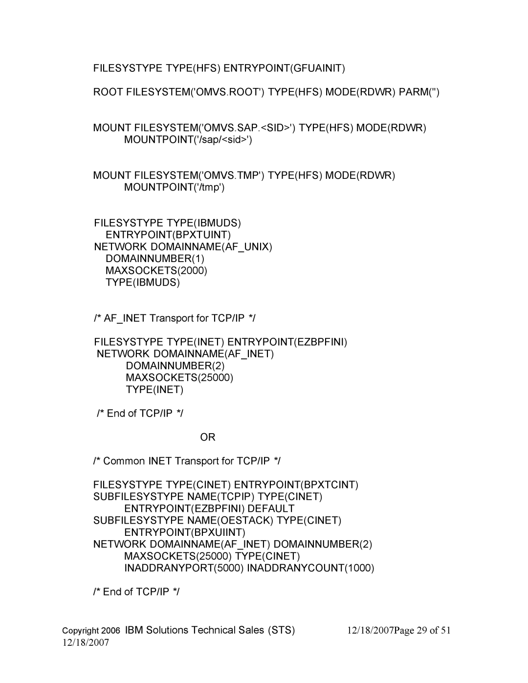 IBM DB2 V8, DB2 9 manual Afinet Transport for TCP/IP 