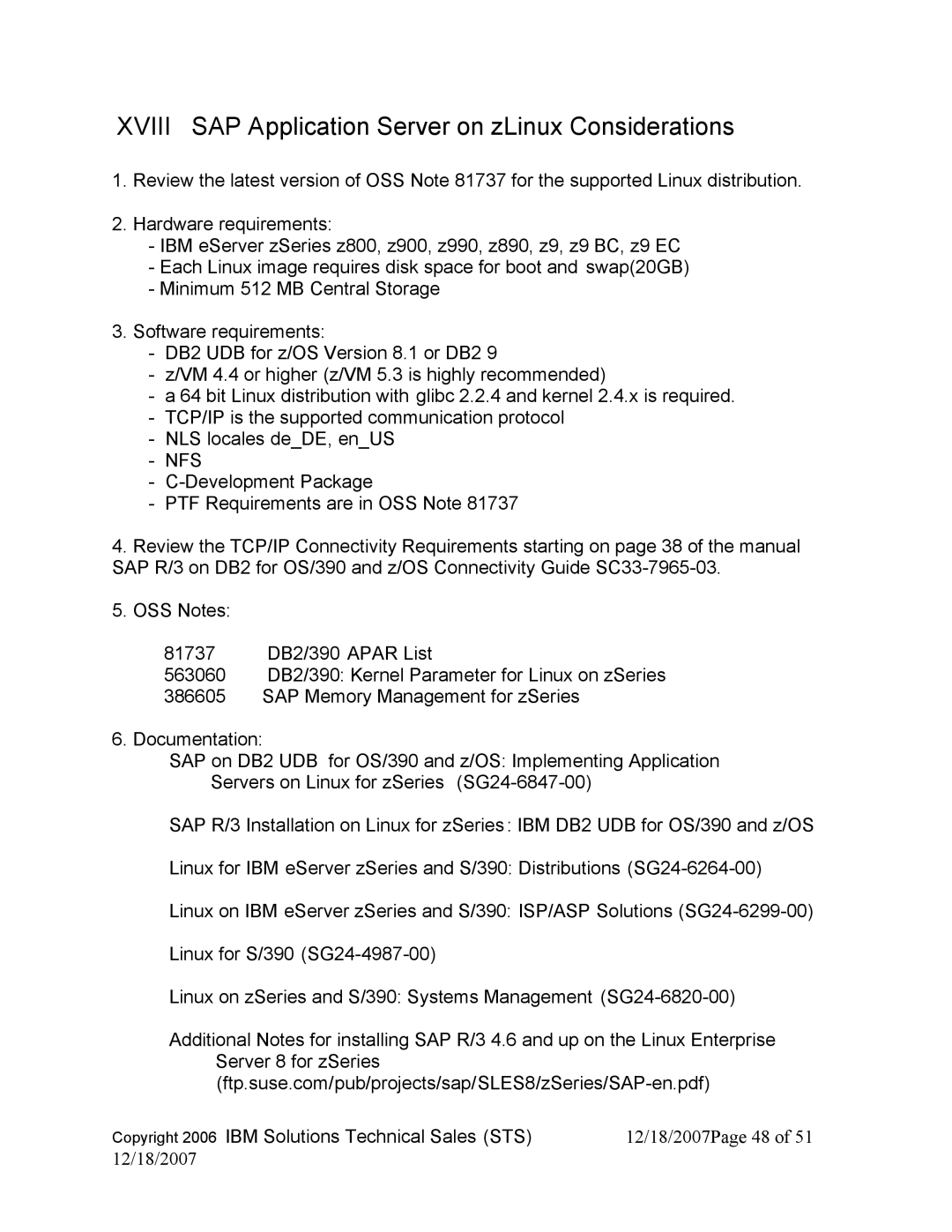 IBM DB2 9, DB2 V8 manual Nfs 