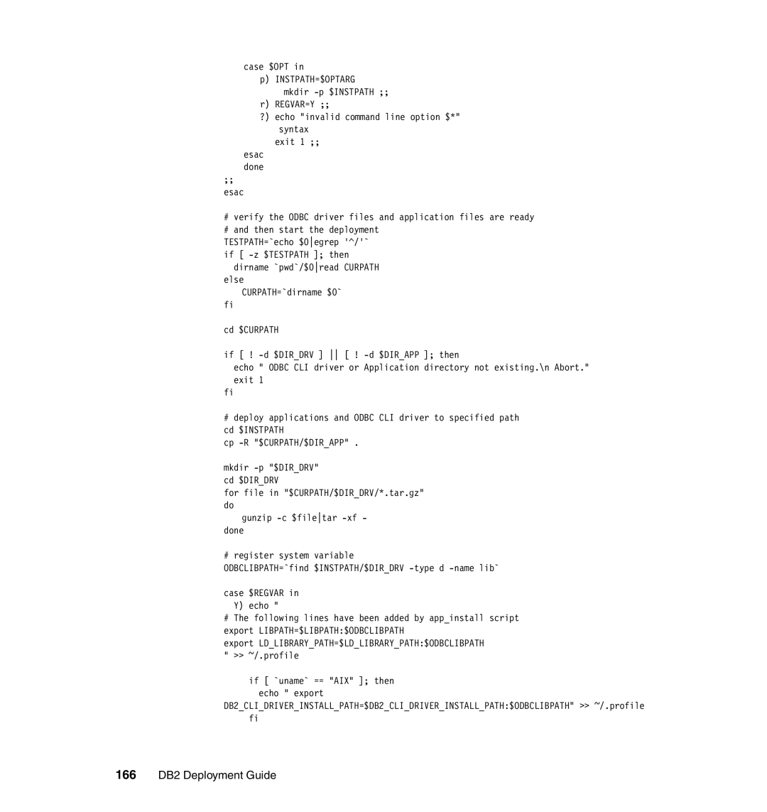 IBM manual 166 DB2 Deployment Guide 