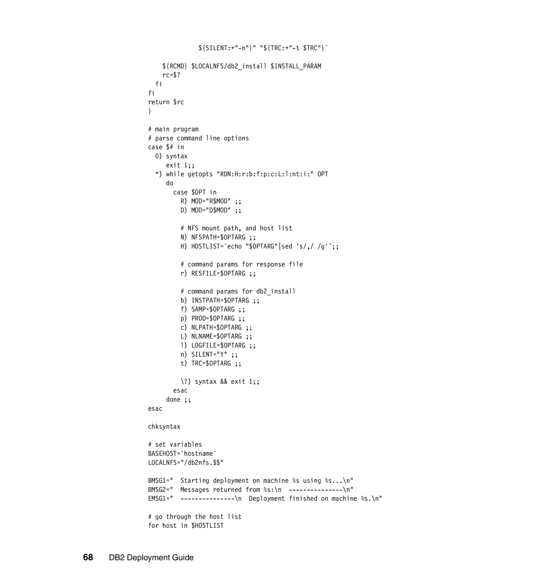 IBM manual 68 DB2 Deployment Guide 