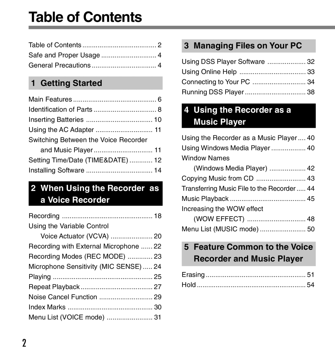 IBM DM-20, DM-10 manual Table of Contents 