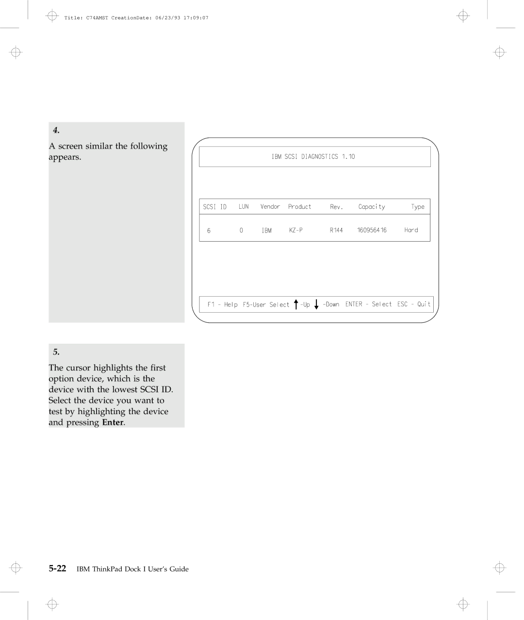 IBM manual 22IBM ThinkPad Dock I User’s Guide 