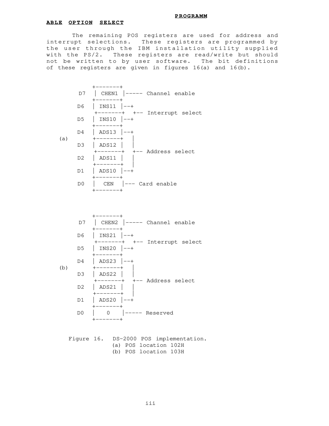 IBM DS-2000 warranty Programm Able Option Select 