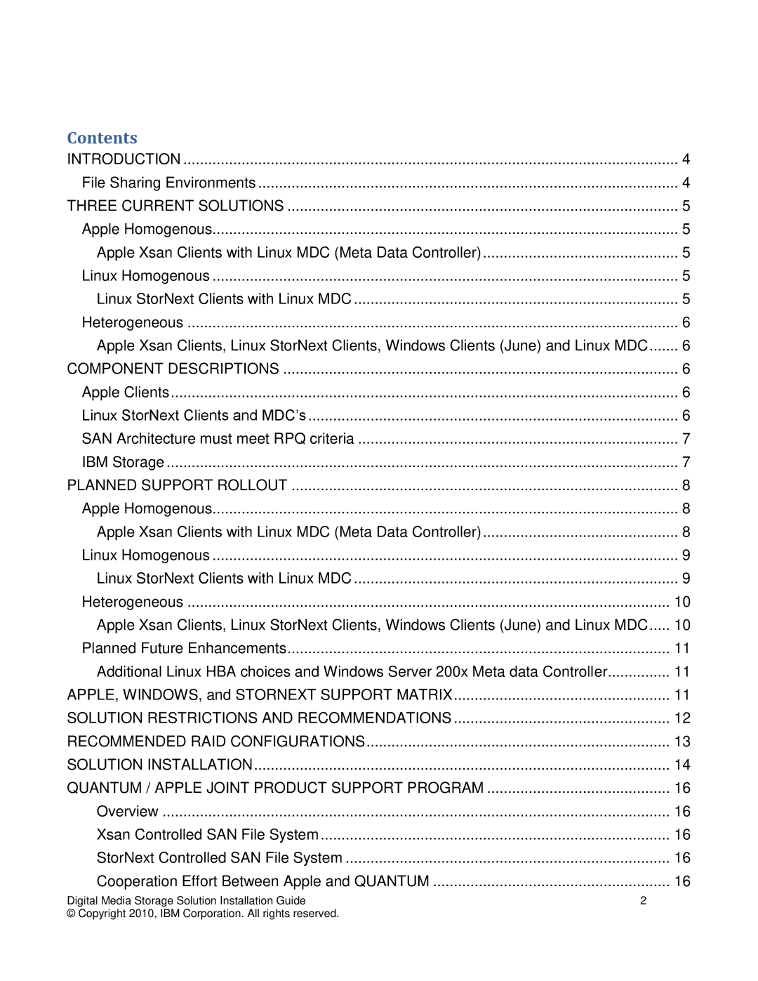 IBM DS4000, DS3000, DS5000 manual Contents 