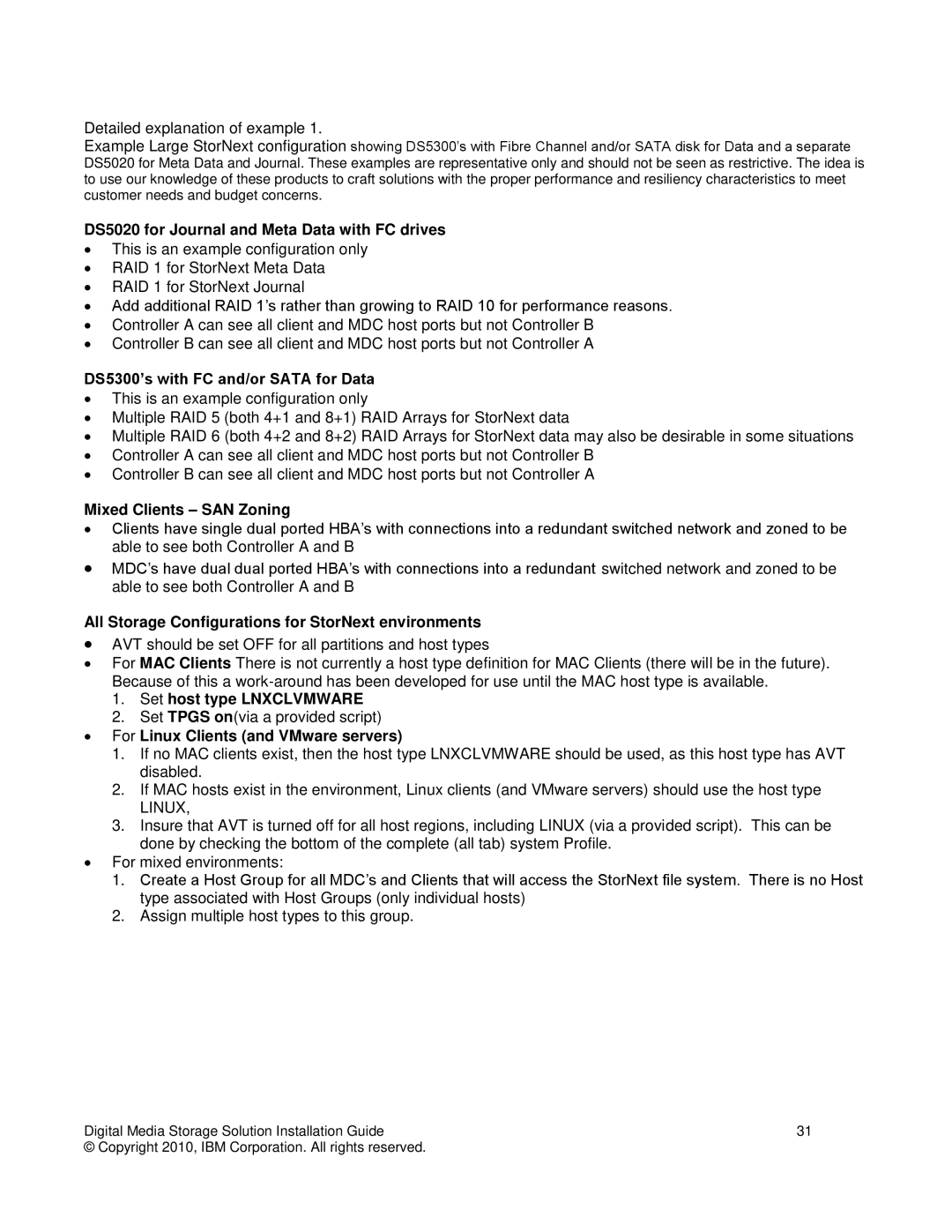 IBM DS5000, DS3000, DS4000 manual Set host type Lnxclvmware 