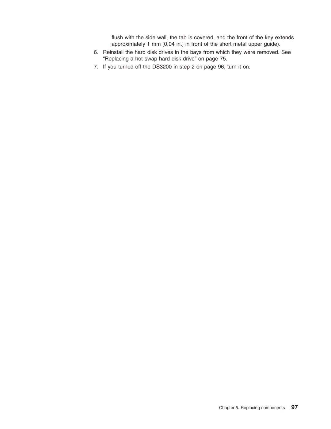 IBM DS3200 Storage Subsystem manual Replacing components 