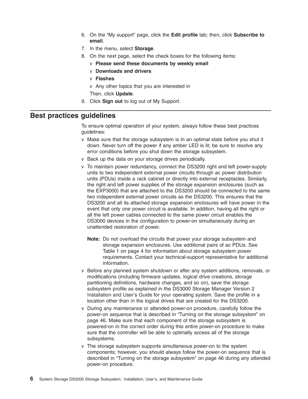 IBM DS3200 Storage Subsystem manual Best practices guidelines, Downloads and drivers Flashes 