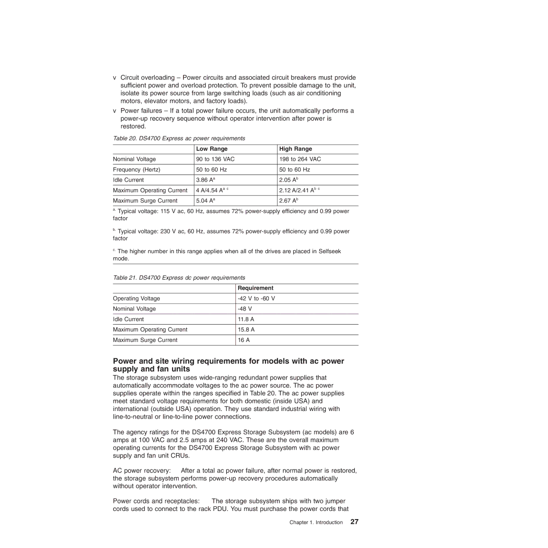 IBM DS4700 manual Low Range High Range 