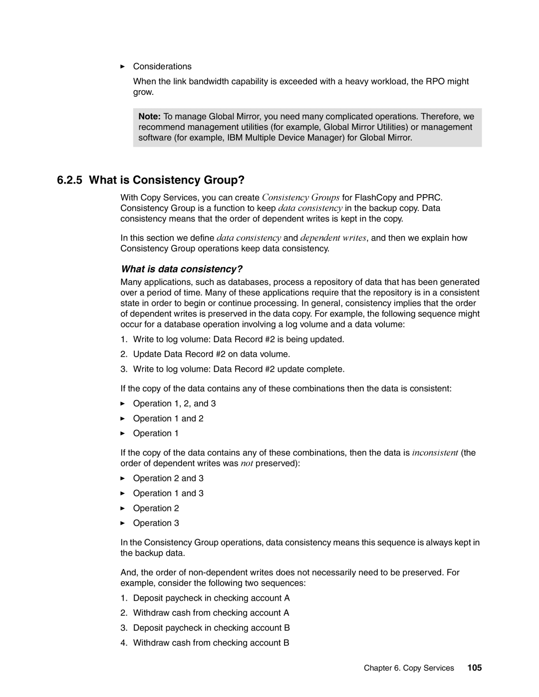 IBM DS6000 Series manual What is Consistency Group?, What is data consistency? 