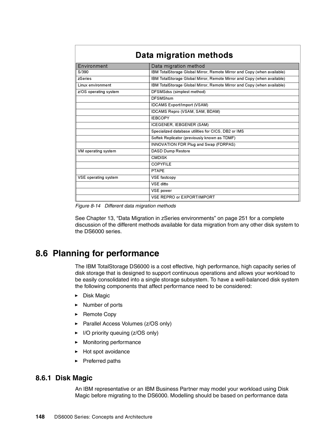 IBM DS6000 Series manual Planning for performance, Disk Magic 