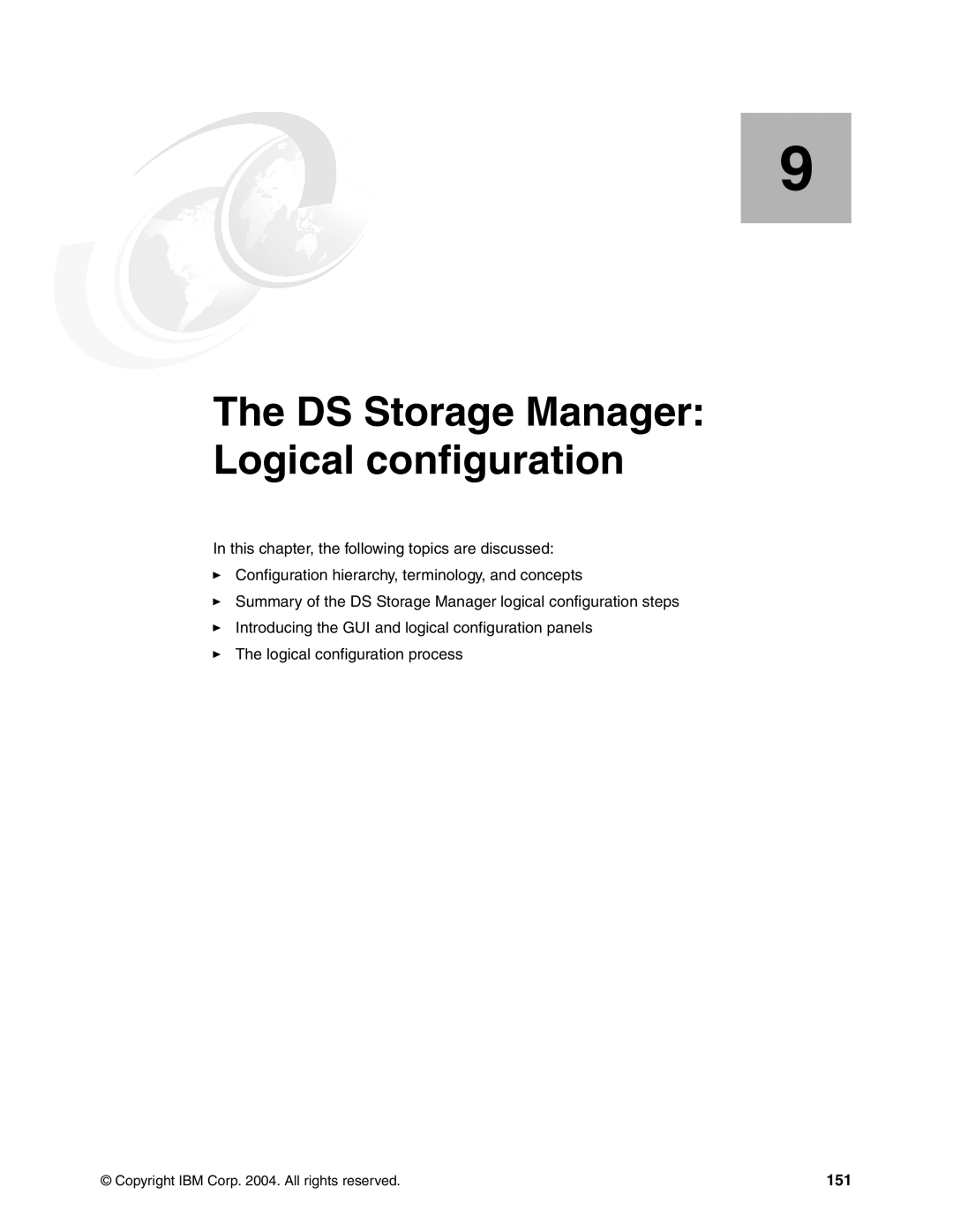 IBM DS6000 Series manual DS Storage Manager Logical configuration, 151 