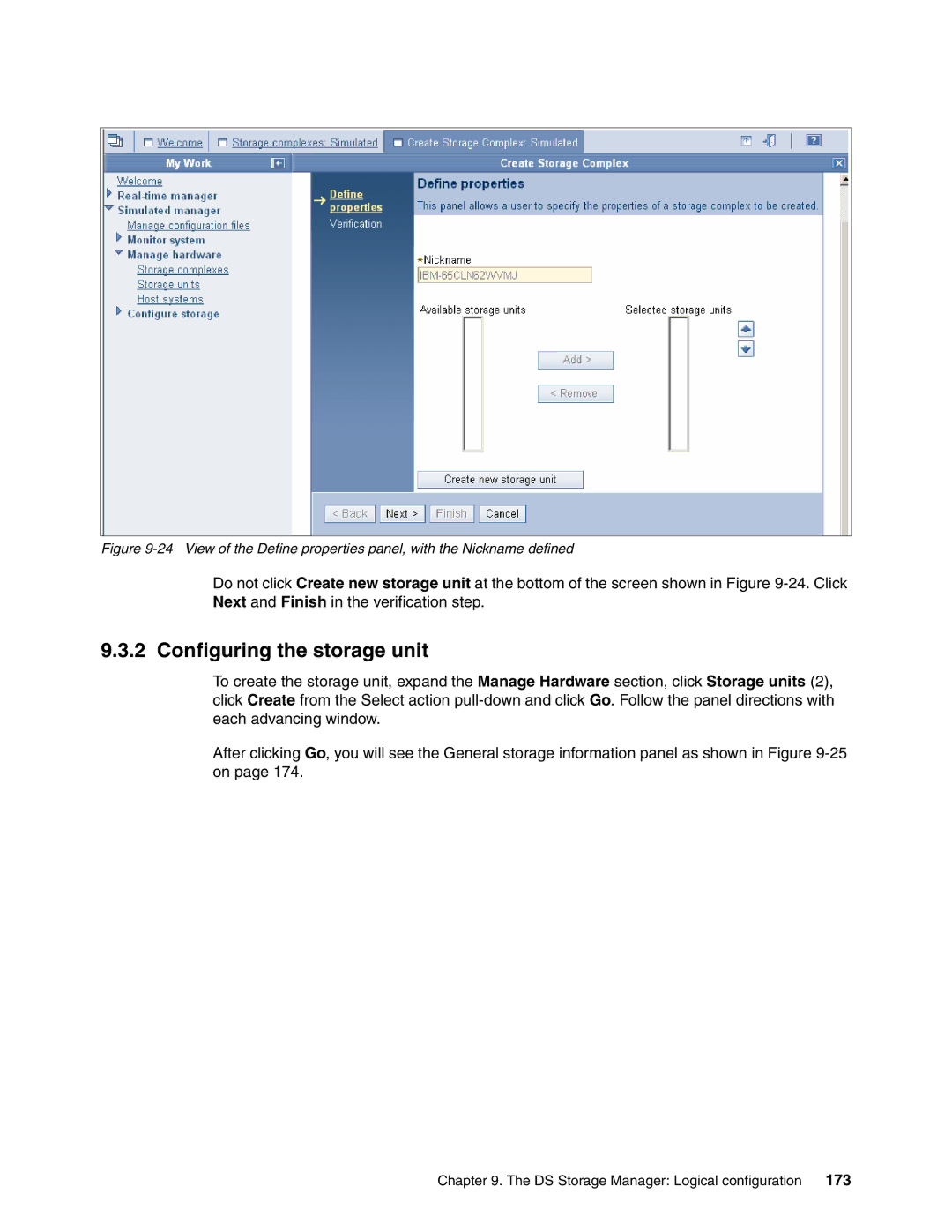 IBM DS6000 Series manual Configuring the storage unit 