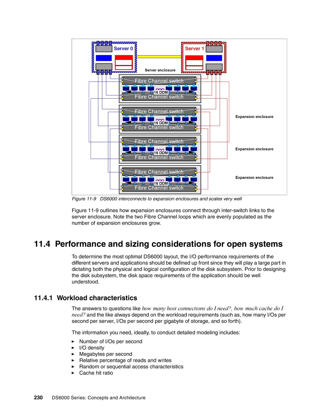 IBM DS6000 Series manual Performance and sizing considerations for open systems, Workload characteristics 