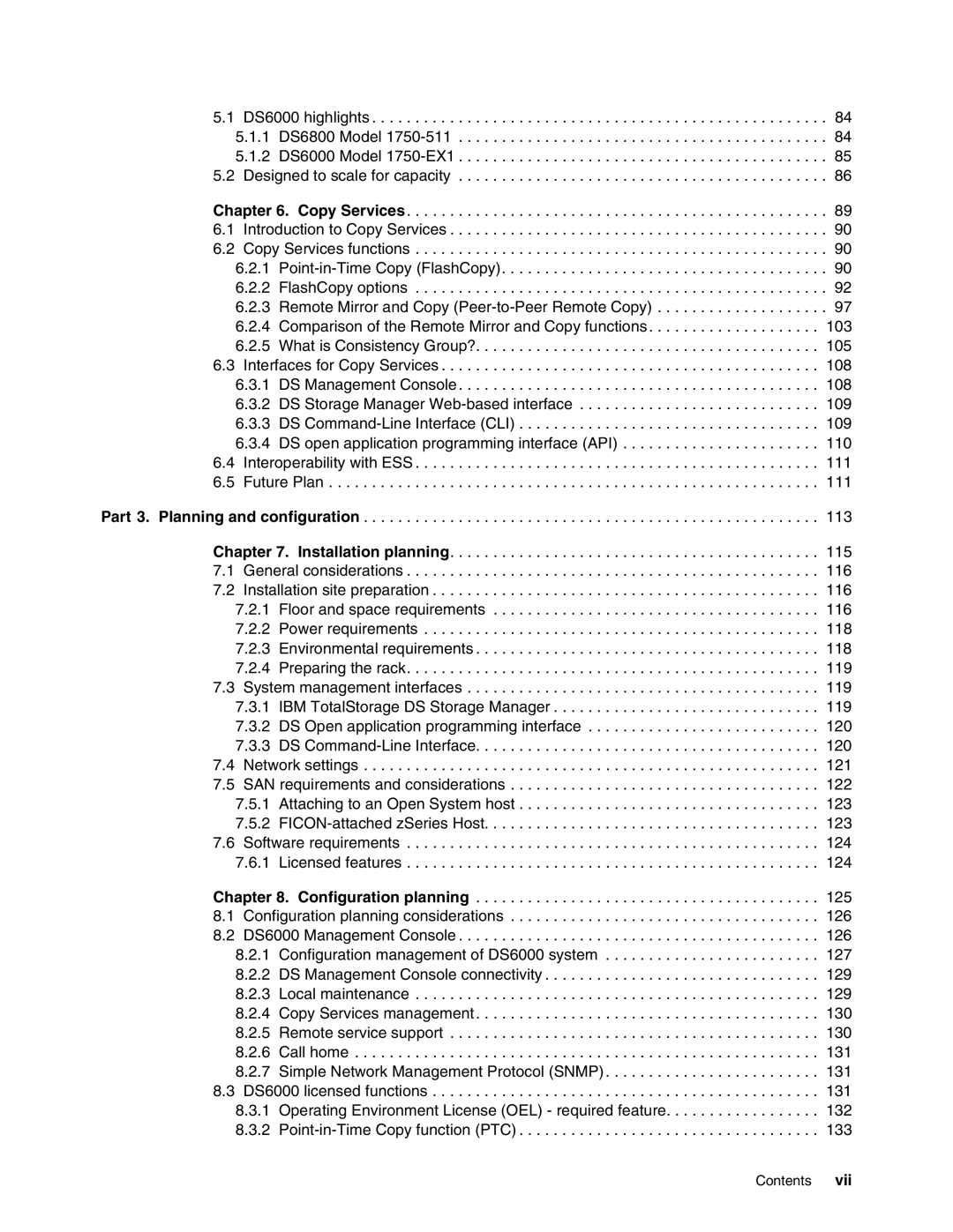 IBM DS6000 Series manual Part 3. Planning and configuration 