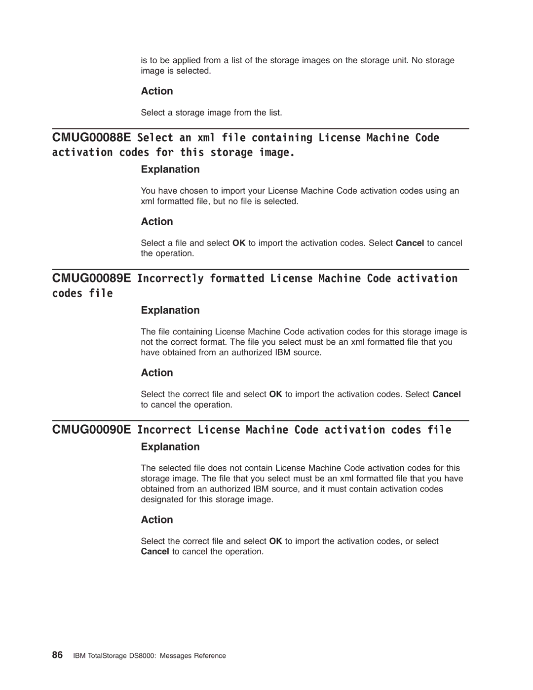 IBM DS8000 manual Select a storage image from the list 