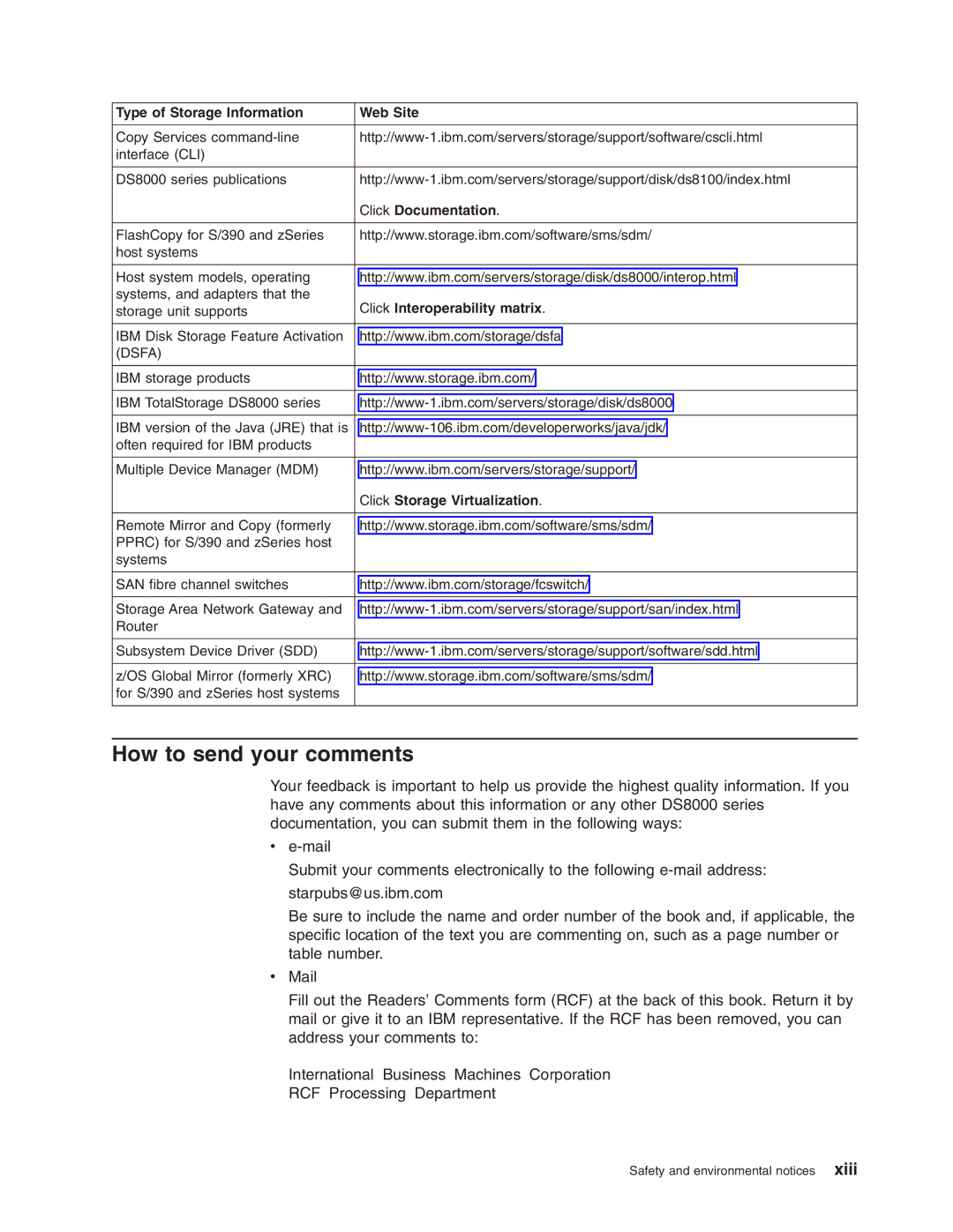 IBM DS8000 manual How to send your comments 