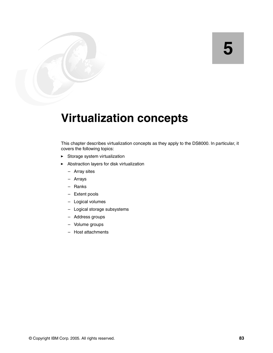 IBM DS8000 manual Virtualization concepts 