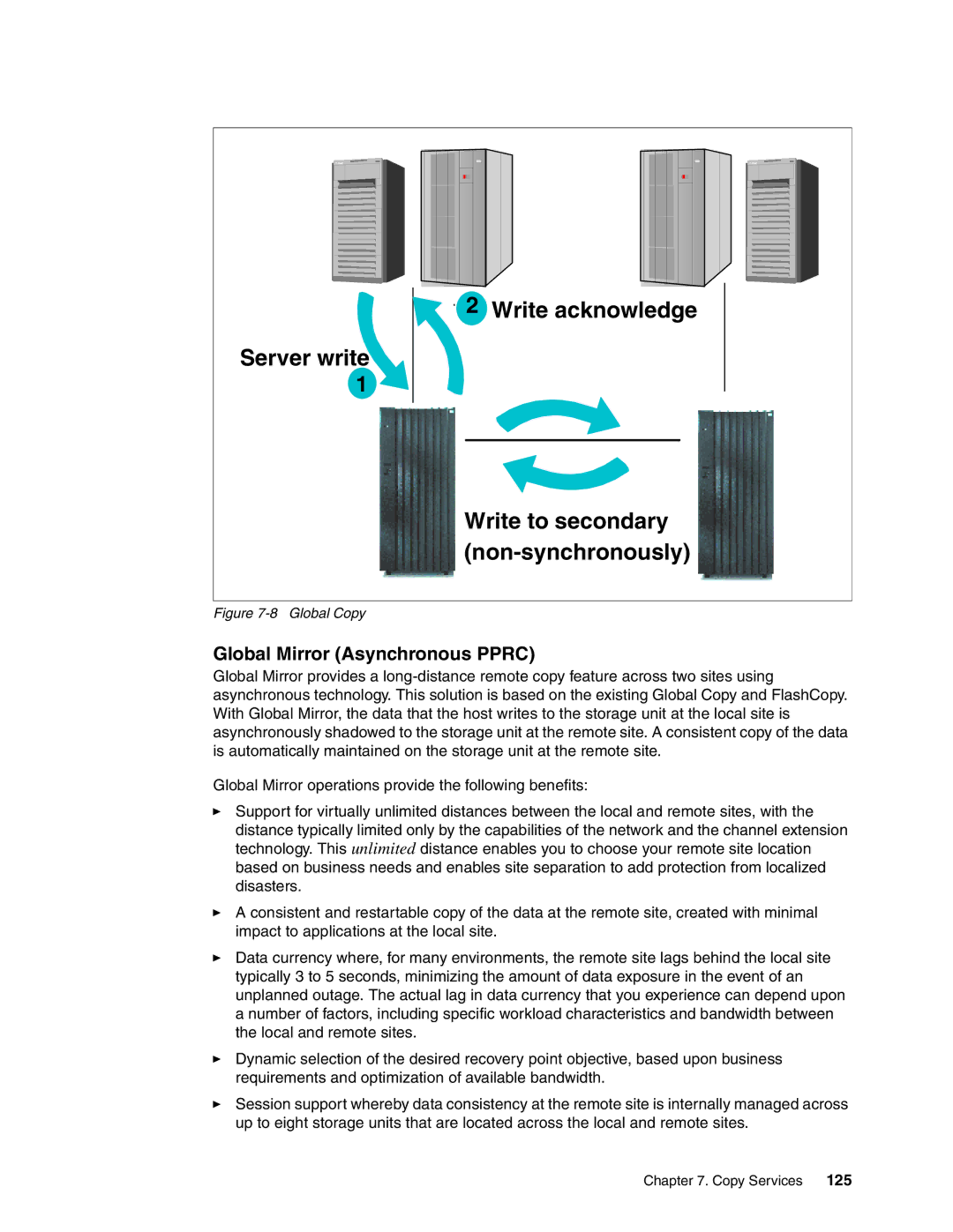 IBM DS8000 manual Global Mirror Asynchronous Pprc, Global Copy 