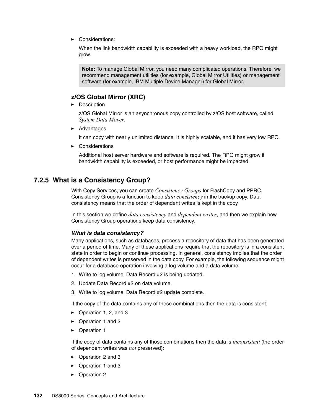 IBM DS8000 manual What is a Consistency Group?, What is data consistency? 