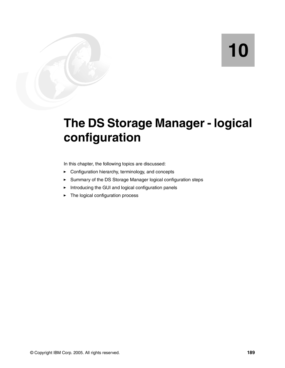 IBM DS8000 manual DS Storage Manager logical configuration, 189 