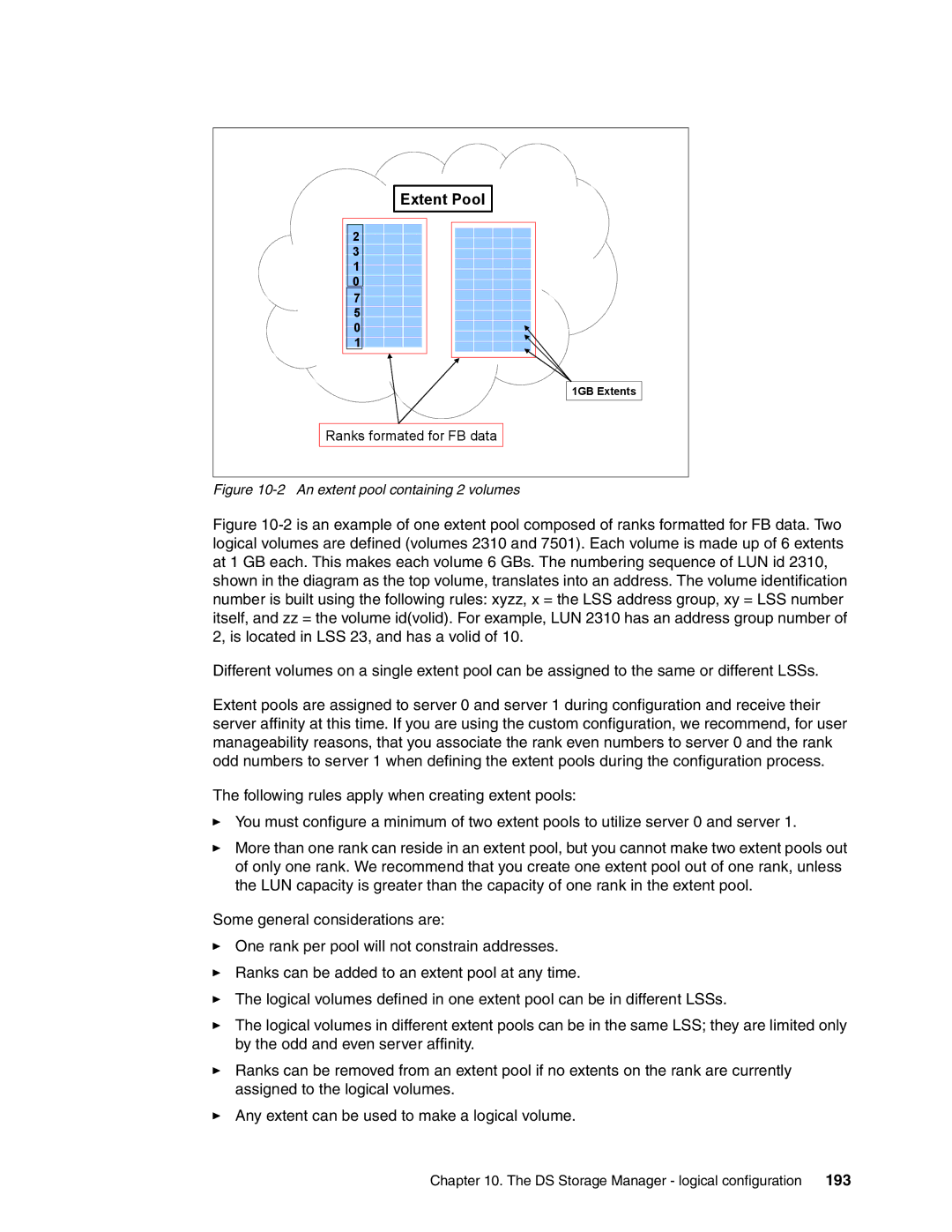 IBM DS8000 manual Extent Pool 